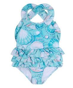 ADee Blue Pearl Print Swimsuit Ariel