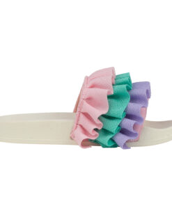 ADee Lilac Frill Sliders Frilly