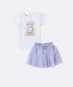 iDo Blue Teddy Bear Skirt Set 8741