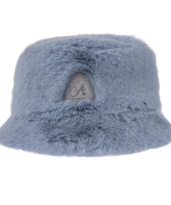 ADee Girls blue fur bucket hat