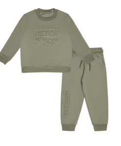 Mitch and Son Dark Khaki Embossed Tracksuit Christian