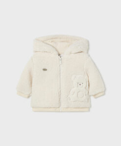 Mayoral Baby Cream Boucle Teddy Soft Jacket 2450