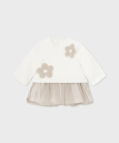 MAYORAL-BABY-GIRL-CREAM-KNITTED-TULLE-DRESS-2811