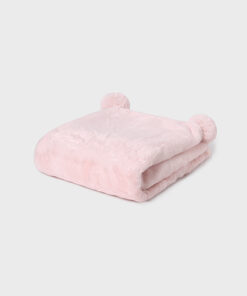 MAYORAL-BABY-GIRL-PINK-FUR-POM-POM-BLANKET-9492