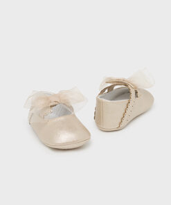 Mayoral Baby Girl Champagne Occasion Mary Jane Shoes 9791