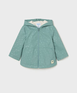 Mayoral Baby Girls Green Sparkle Raincoat 2486