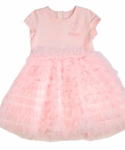 Daga Girls Pink Ruffle Tulle Party Dress