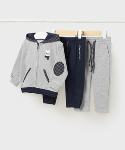 Mayoral Baby Boys Grey Three Piece Tracksuit 2815