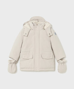 Mayoral Baby Boys Light Stone Parka Jacket 2467